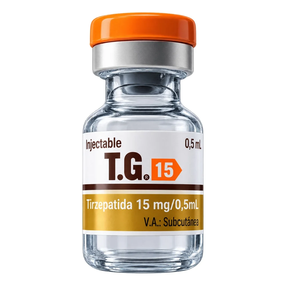 T.G. 15 · Tirzepatida 15 mg/0,5 mL — foto principal do produto